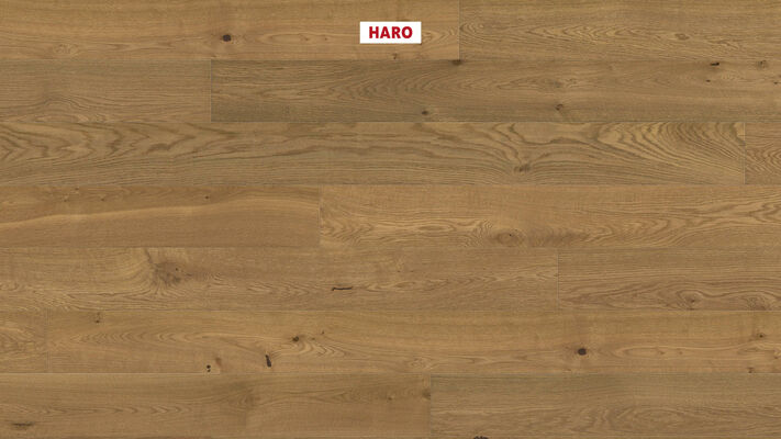  HARO PARKETT 4000 Parkett Raucheiche invisible Sauvage strukturiert Landhausdiele 2200x13,5x180 mm 548018 | 86674