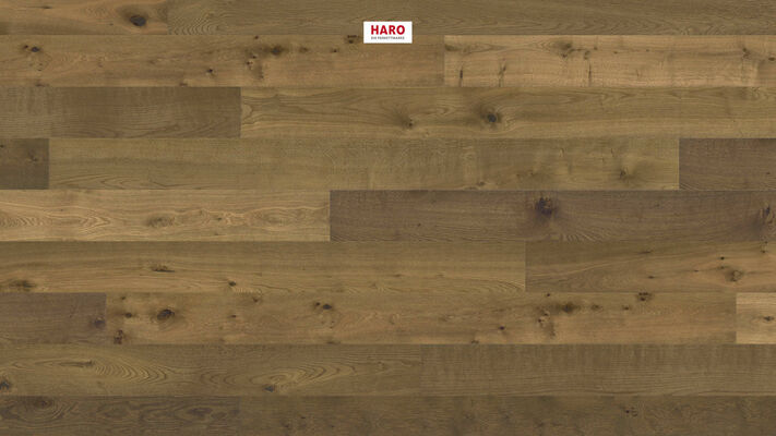  HARO PARKETT 4000 Parkett Raucheiche Sauvage strukturiert Landhausdiele 2200x13,5x180 mm 548023 | 86683
