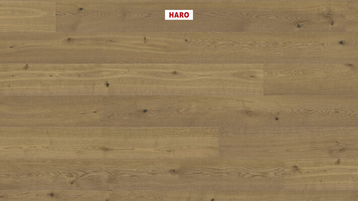  HARO PARKETT 4000 Parkett Raucheiche invisible Universal strukturiert Landhausdiele 2200x13,5x240 mm 548045 | 86710