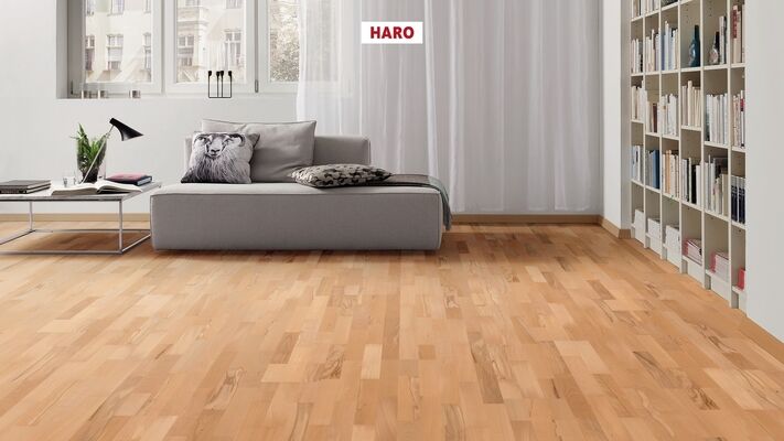  HARO PARKETT 4000 Parkett Buche gedämpft Favorit Schiffsboden 2200x13,5x180 mm 548128 | 86725