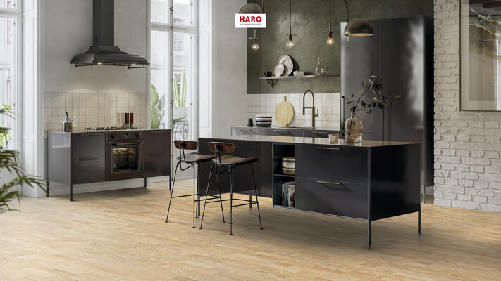  HARO PARKETT 4000 Parkett Esche Tre strukturiert Schiffsboden 2200x13,5x180 mm 548129 | 86731