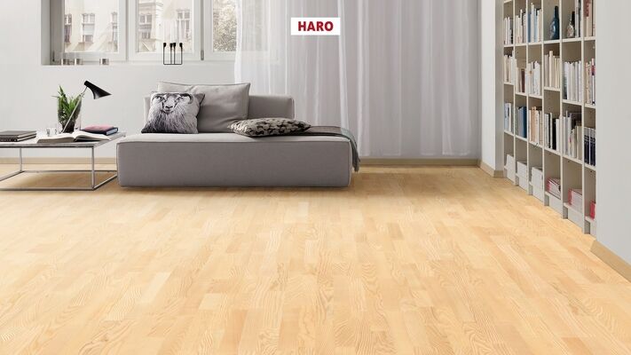  HARO PARKETT 4000 Parkett Esche Tre strukturiert Schiffsboden 2200x13,5x180 mm 548129 | 86734