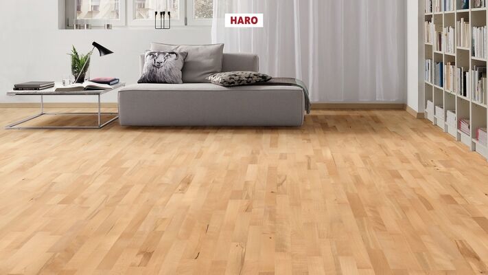  HARO PARKETT 2500 Parkett Buche gedämpft Favorit Schiffsboden 2200x12x180 mm 548136 | 86797