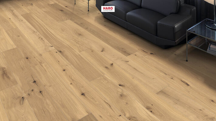  HARO PARKETT 4000 Parkett Eiche invisible Sauvage High Performance Landhausdiele 2200x13,5x180 mm 550373 | 86854