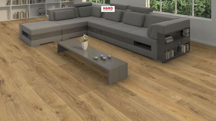  HARO PARKETT 4000 Parkett Eiche oro strukturiert Landhausdiele 2200x13,5x180 mm 550252 | 86866