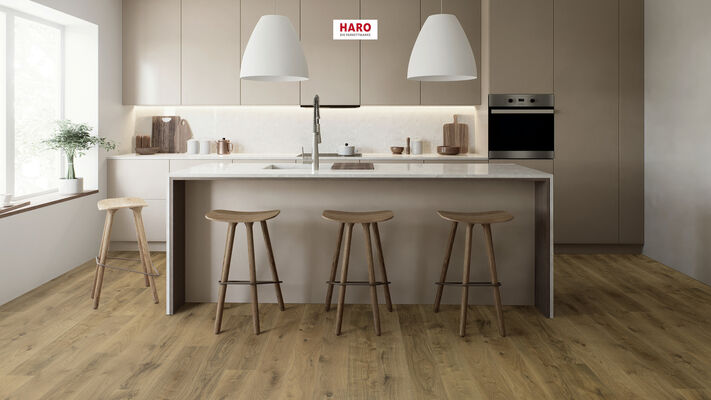  HARO PARKETT 4000 Parkett Raucheiche oro strukturiert Landhausdiele 2200x13,5x180 mm 550254 | 86881