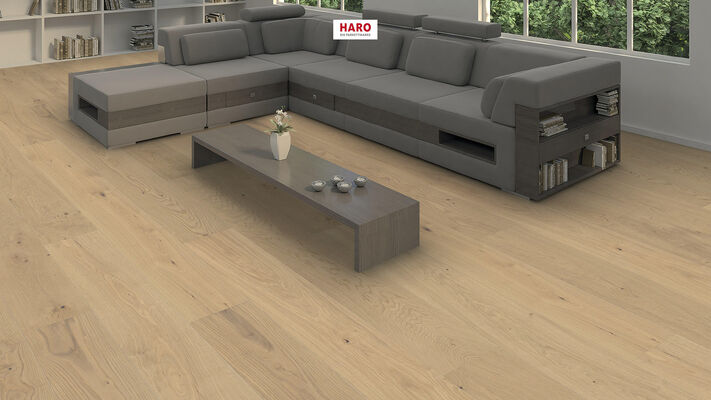  HARO PARKETT 4000 Parkett Eiche invisible Markant geschroppt Landhausdiele 2200x13,5x240 mm 550348 | 86896