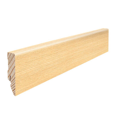  HARO Leisten Sockelleiste Furniert Esche invisible strukturiert matt 2200x58x16 mm 412444 | 87190
