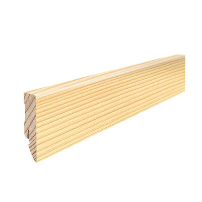  HARO Leisten Sockelleiste Furniert Tanne strukturiert matt 2200x58x16 mm 412446 | 87196