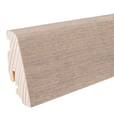  HARO Leisten Sockelleiste Furniert Raucheiche puroweiß matt 2200x58x19 mm 414114 | 87271