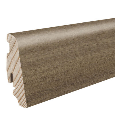  HARO Leisten Sockelleiste Dekorfolie Eiche Provence schokobraun Nässeschutz 2200x58x19 mm 414253 | 87286