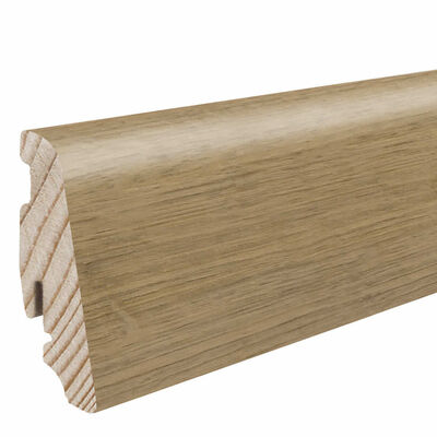  HARO Leisten Sockelleiste Dekorfolie Eiche Sheffield honig Nässeschutz 2200x58x19 mm 414255 | 87292