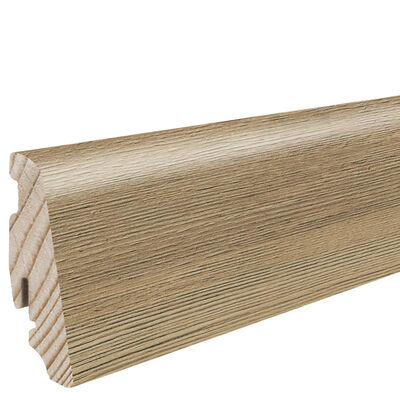  HARO Leisten Sockelleiste Dekorfolie Berglärche cognacbraun Nässeschutz 2200x58x19 mm 414257 | 87298