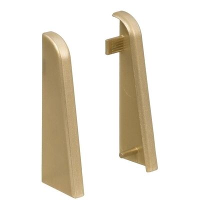  HARO Zubehör Montage Endkappe gold Kunststoff f. Steck-SL 19x58 (2 Stk/Pack) 407165 | 87595