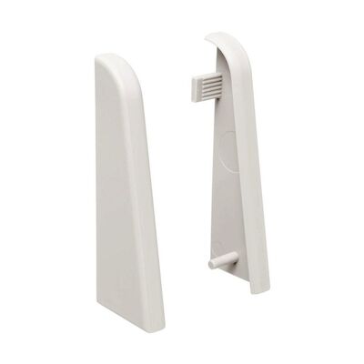  HARO Zubehör Montage Endkappe weiß Kunststoff f. Steck-SL 19x58 (2 Stk/Pack) 409243 | 87664