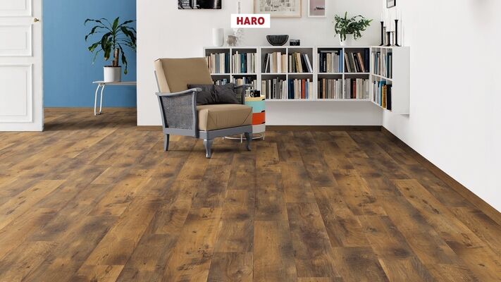  HARO TRITTY 100 Laminat Eiche Altholz strukturiert matt Landhausdiele 1282x193x8mm 526678 | 87808