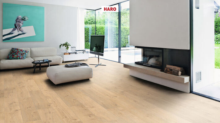  HARO TRITTY 100 Laminat Eiche Portland puro authentic Landhausdiele 1282x193x8mm 533122 | 87853