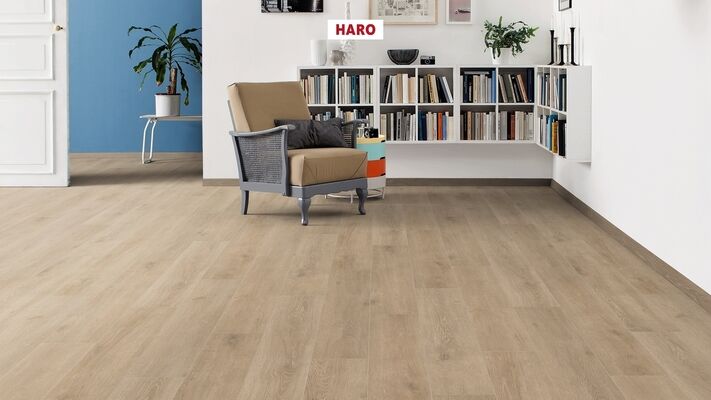 HARO TRITTY 100 Laminat Eiche Veneto crema authentic matt Landhausdiele 1282x193x8mm 535261 | 87883