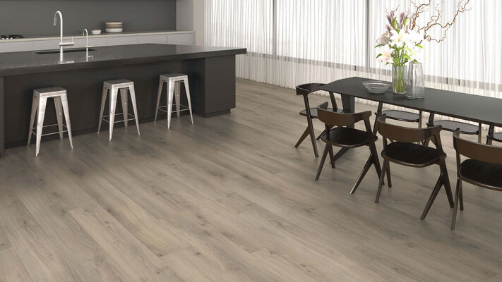  HARO TRITTY 200 Aqua Laminat Eiche Emilia samtgrau authentic soft Landhausdiele 1282x193x8mm 540244 | 88081