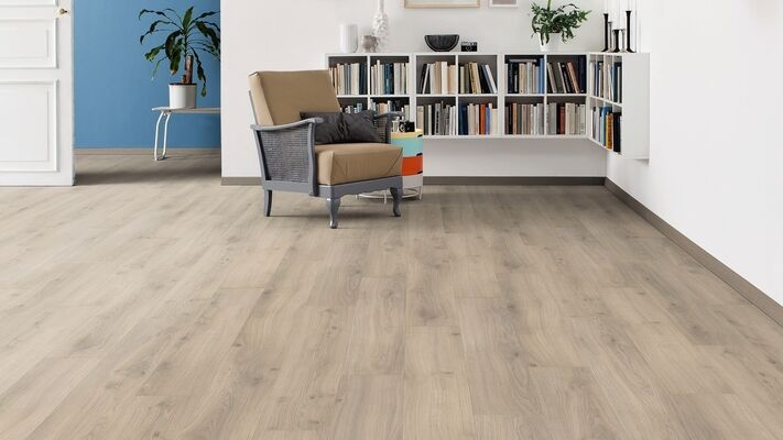  HARO TRITTY 200 Aqua Laminat Eiche Emilia samtgrau authentic soft Landhausdiele 1282x193x8mm 540244 | 88084