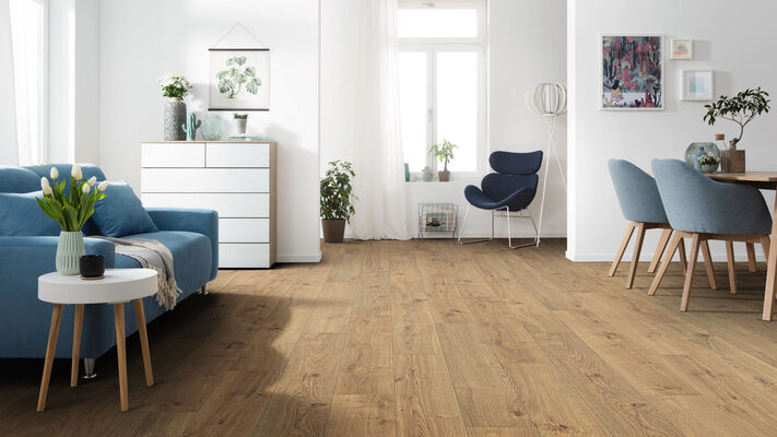  HARO TRITTY 200 Aqua Laminat Eiche Portland natur authentic Landhausdiele 1282x193x8mm 540245 | 88102