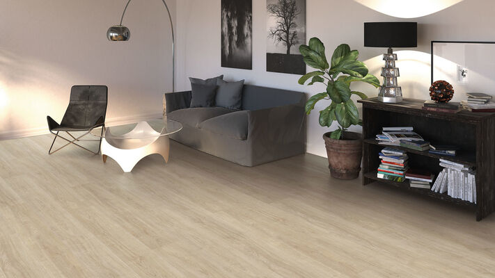  HARO TRITTY 100 Laminat Eiche Eleganza cremeweiß authentic Landhausdiele 1282x193x8mm 541475 | 88255