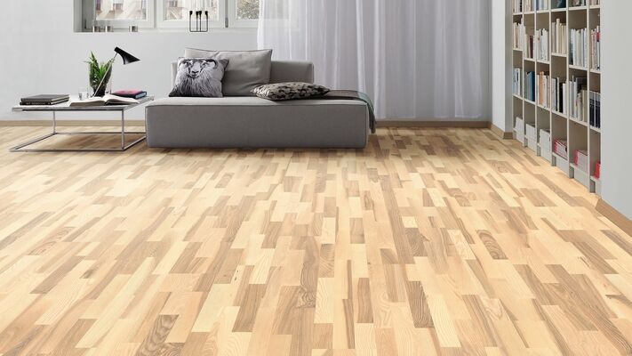  HARO PARKETT 4000 Parkett Esche lichtweiß Favorit strukturiert Schiffsboden 2200x13,5x180 mm 541853 | 88558