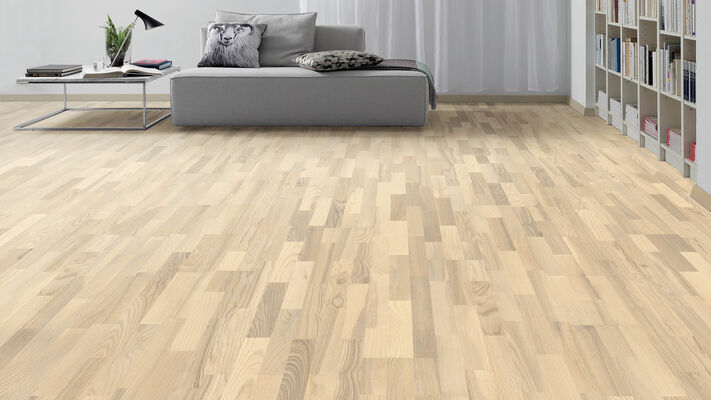  HARO PARKETT 4000 Parkett Esche lichtweiß Favorit strukturiert Schiffsboden 2200x13,5x180 mm 541853 | 88561