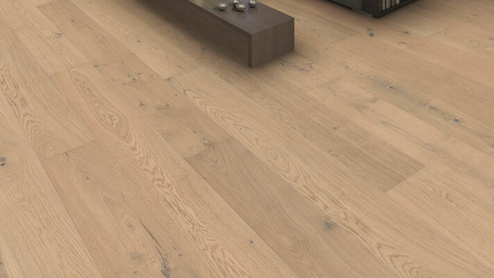  HARO PARKETT 4000 Parkett Eiche lichtweiß Sauvage strukturiert Landhausdiele Plaza 240 2200x13,5x240 mm 541855 | 88591