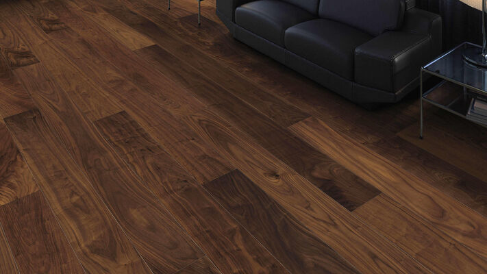  HARO PARKETT 4000 Parkett Amerikanischer Nussbaum Sauvage glatt Landhausdiele 180 2200x13,5x180 mm 542086 | 88819
