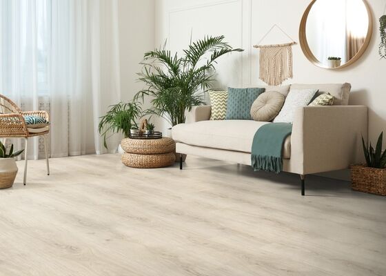  HARO DISANO Project Design-Vinylboden Eiche Sheffield cremeweiß authentisch Landhausdiele 1300x2x245 mm 547935 | 89608