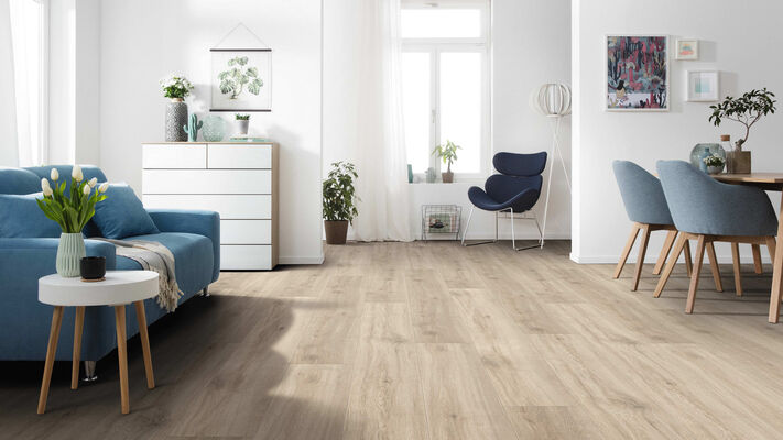  HARO DISANO ClassicAqua Designboden XL Eiche Provence creme authentisch Landhausdiele XL 2035x9,8x235 mm 548995 | 89803