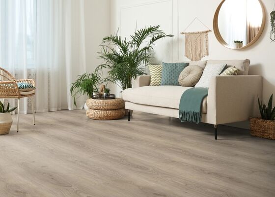  HARO DISANO Project Design-Vinylboden Eiche Sheffield graubraun authentisch Landhausdiele 1300x2x245 mm 549041 | 90085
