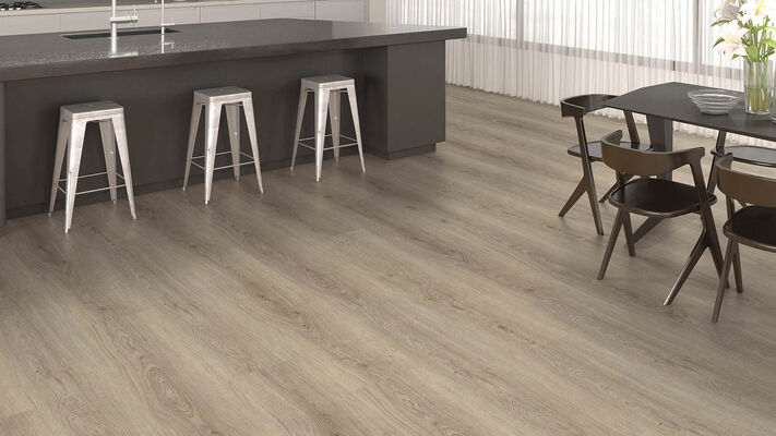  HARO DISANO Project Design-Vinylboden Eiche Sheffield graubraun authentisch Landhausdiele 1300x2x245 mm 549041 | 90088