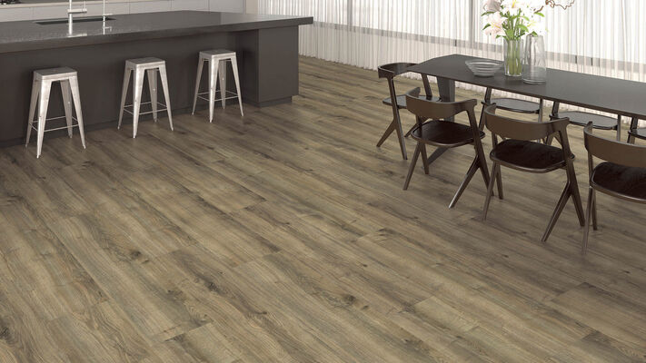  HARO DISANO Project Design-Vinylboden Gebirgseiche greige strukturiert Landhausdiele 1300x2x245 mm 549043 | 90097