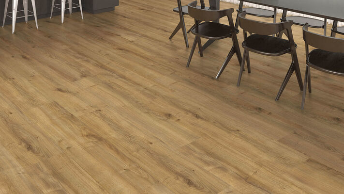  HARO DISANO Project Design-Vinylboden Gebirgseiche honig strukturiert Landhausdiele 1300x2x245 mm 549045 | 90106