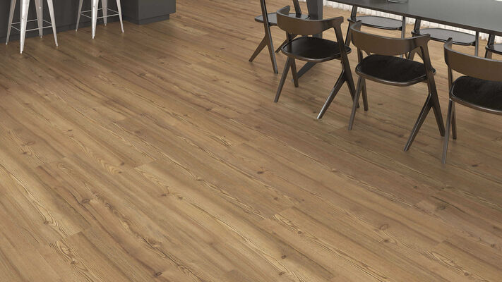  HARO DISANO Project Design-Vinylboden Berglärche cognacbraun strukturiert Landhausdiele 1300x2x245 mm 549047 | 90115