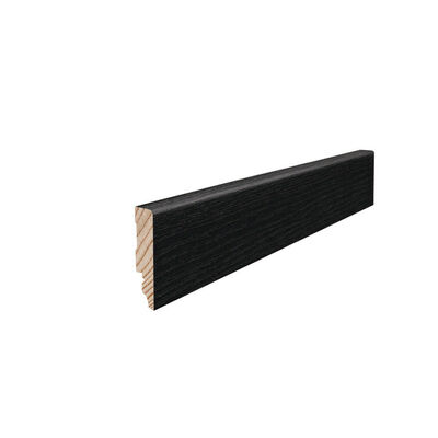  HARO Leisten Sockelleiste Furniert Eiche carbonschwarz naturgeölt 2180x58x16 mm 540559 | 90421