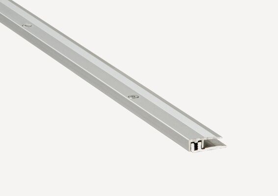  ter Hürne Zubehör Neutral Zubehör Boden Abschlussprofil Typ ABS 037 2,5-7mm Silber 2700mm Profilschienen 2700x20x1 mm 1101060188 | 91384