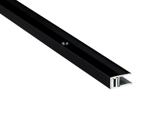  ter Hürne Leisten Abschlussprofil Schwarz Typ ABS 716 2700x1x20 mm 1101060513 | 91570
