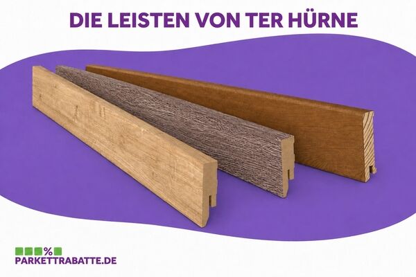  ter Hürne Leisten Neutral Leisten Boden SKL-40 Dekor Sockelleiste Kristallweiß CC002 Dekor 2600x40x19 mm 1101040031 | 91720