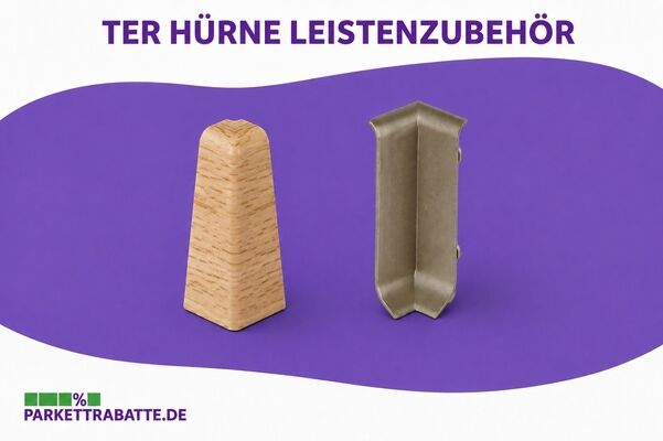  ter Hürne SKL G60 Montage Eiche farbig Sockelleisten Abschlusskappen 1101060447 | 91723