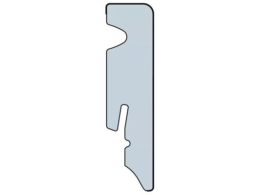  KWG Leisten Sockelleiste Dekorfolie L-2251 Cement grey MDF 2200x58x15mm KWG632251 | 92524