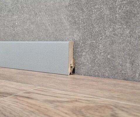  KWG Leisten Sockelleiste Dekorfolie L-1061 grau MDF 2200x60x16mm KWG631061 | 92530
