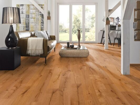  KWG Samoa Designboden Jubiläumseiche pure Strukturprägung Landhausdiele 1235x200x10 mm KWG401167 | 92848
