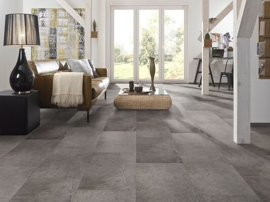  KWG Antigua Stone Vinylboden Dolomit ash Strukturprägung Vinyl mit HDF-Trägerplatte Fliese 612x440x9,8 mm KWG900328 | 93139
