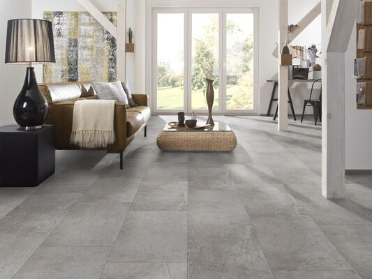  KWG Antigua Stone Vinylboden Dolomit grey Strukturprägung Vinyl mit HDF-Trägerplatte Fliese 612x440x9,8 mm KWG900330 | 93142