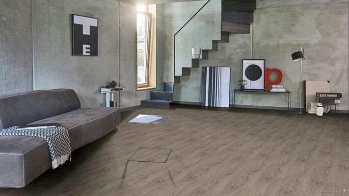  Parador Basic 600 Laminat Eiche Valere perlgrau gekälkt Naturstruktur Landhausdiele 1285x243x8 mm 1744355 | 93559