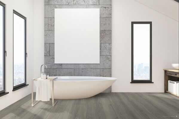  Parador Trendtime 6 Laminat Eiche Studioline Lichtgrau Naturmattstruktur Schlossdiele 2200x243x9 mm 1744707 | 93727