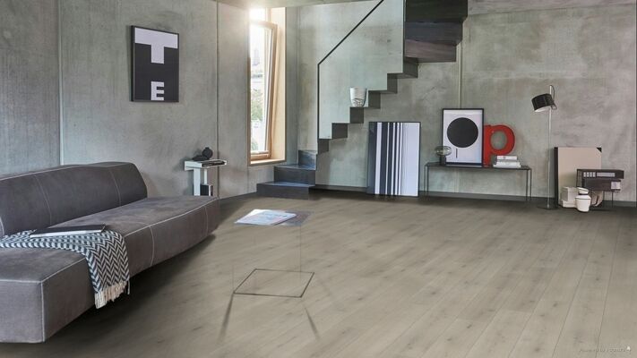  Parador Modular ONE Hydron Designboden Eiche Urban weiß gekälkt Holzstruktur Designboden Landhausdiele 1290x196x5,5 mm 1744834 | 93805